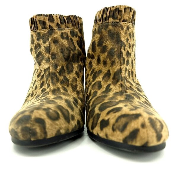Sam and Libby 10 Leopard Animal Print Vegan Bootie - Picture 3 of 10